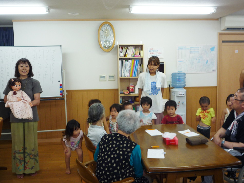 子供たちと